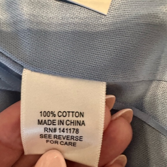 Blue Floral Ruffle Sleeve Top - Picture 11 of 11